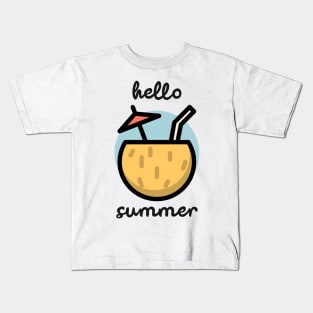 hello summer Kids T-Shirt